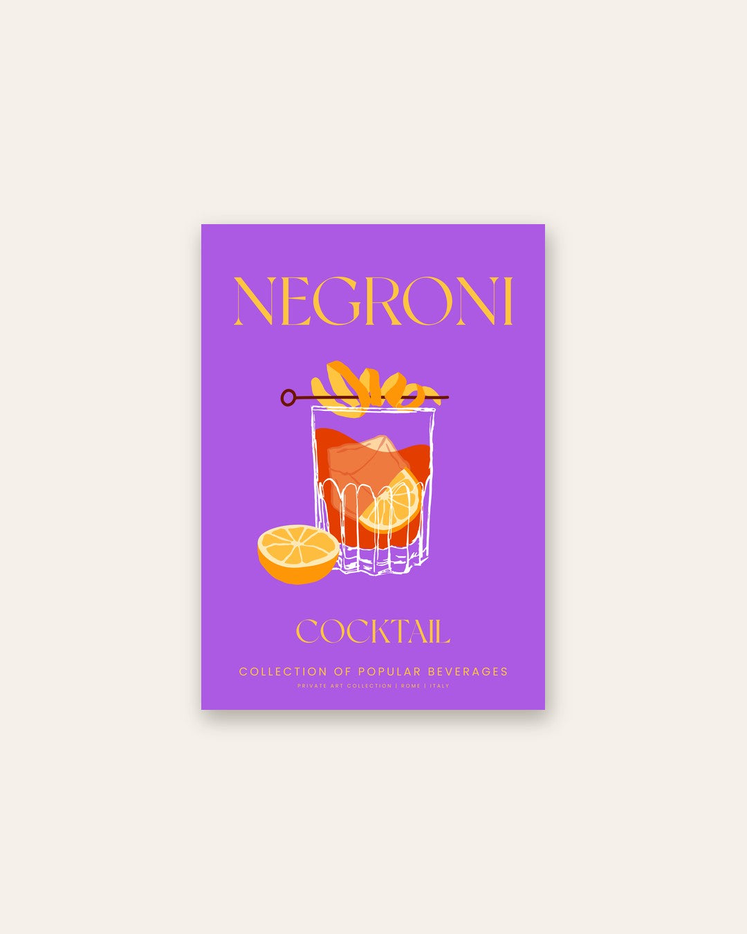 SENT Studio - Cocktail Poster No. 3