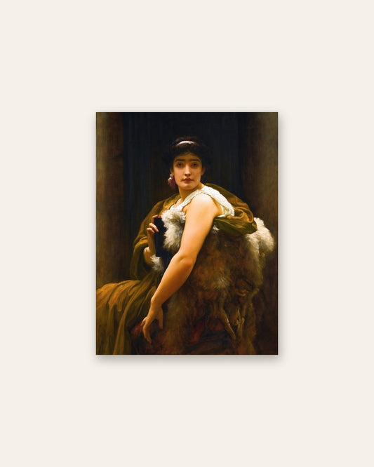 Frederic Leighton - Lady with a Fur Stole