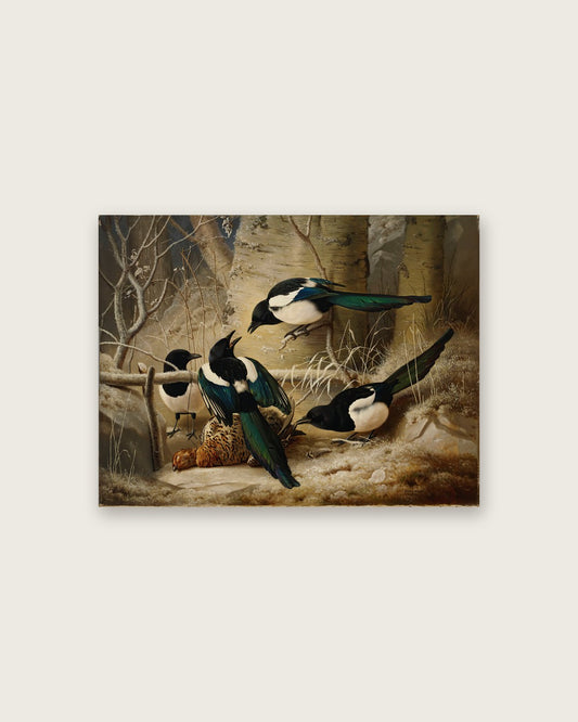 Ferdinand von Wright - Magpies in Winter