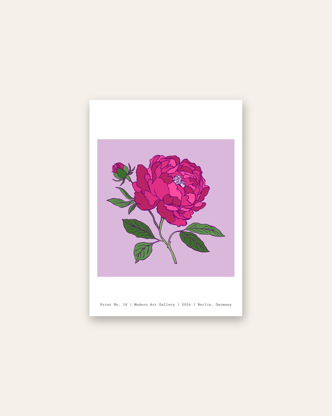 SENT Studio - Flower Poster No. 18