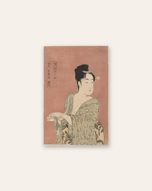 Kitagawa Utamaro - The Flirtatious Type, from Ten Types in the Physiognomy of Women