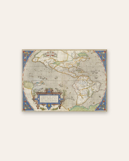 Abraham Ortelius - Map of the Americas