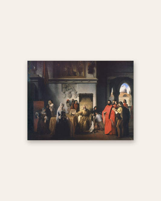 Francesco Hayez - Audience at the Palace