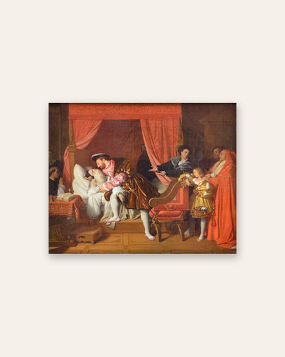 Jean-Auguste-Dominique Ingres - Francis I at the Deathbed of Leonardo