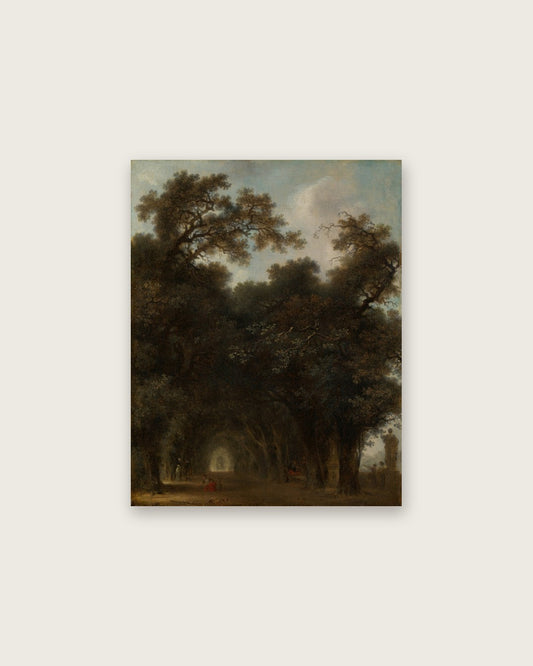 Jean-Honoré Fragonard - Tree-Lined Walk
