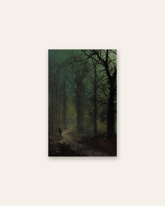 John Atkinson Grimshaw - Moonlit Woodland Path