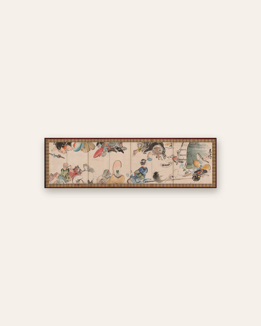 Shibata Zeshin - Gathering of Otsu-e Subjects
