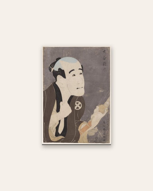Tōshūsai Sharaku - Otani Tokuji I as the Retainer Sodesuke in "Flowering Irises: A Soga Vendetta of the Bunroku Era"