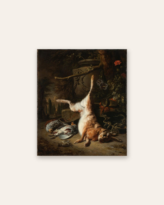 Jan Weenix - Hunting Still Life with Hare