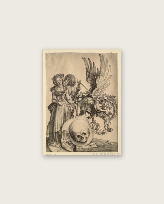 Albrecht Dürer - Coat of Arms with a Skull