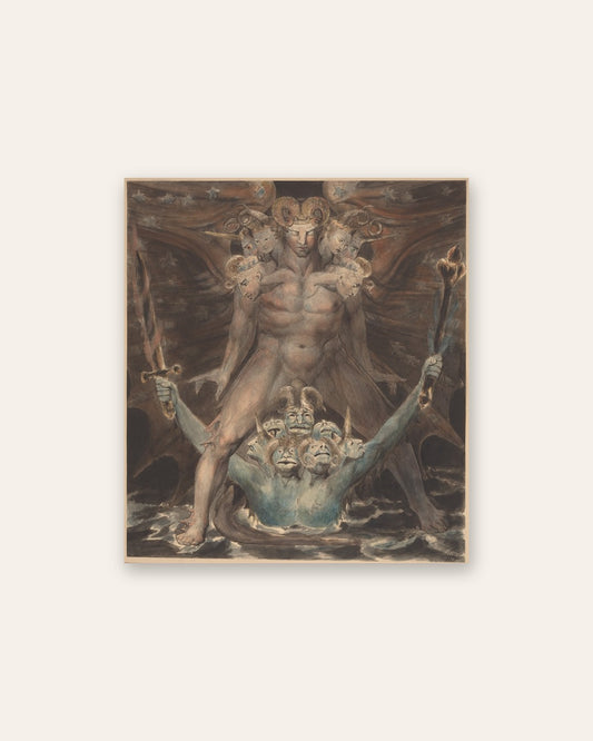 William Blake - The Great Red Dragon and the Beast from the Sea