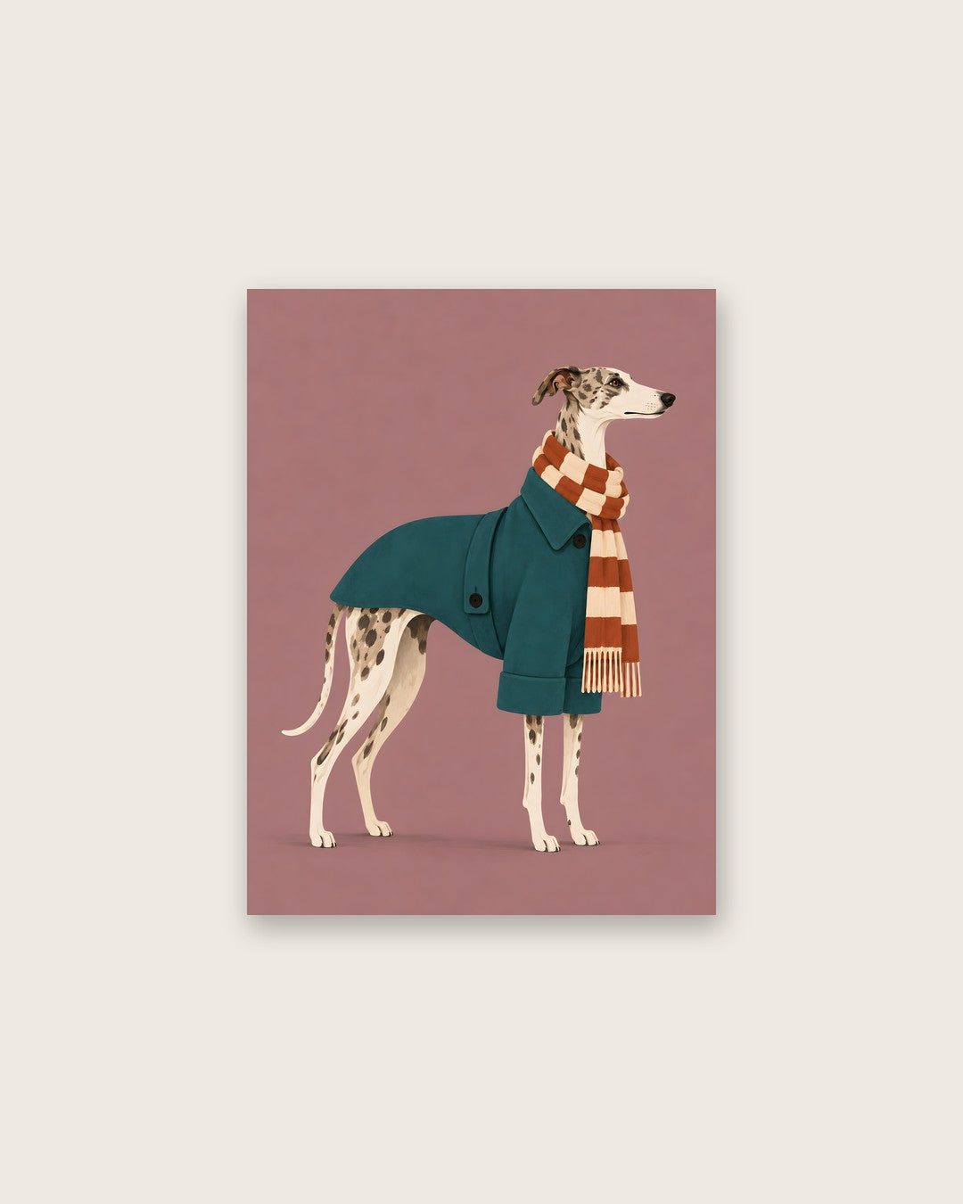 Elise Rowan - Winter Whippet