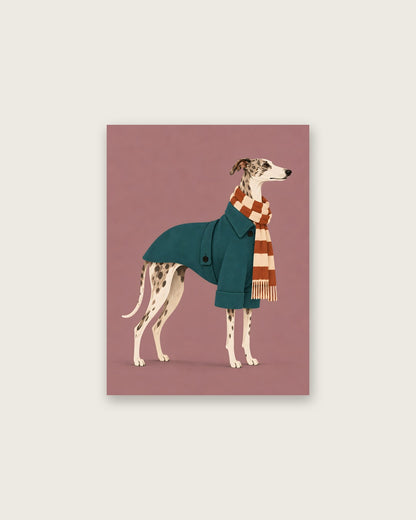 Elise Rowan - Winter Whippet