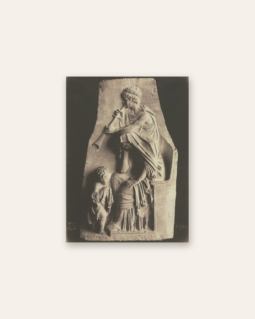 Henri Le Secq - Plaster Cast from the Depaulis Collection