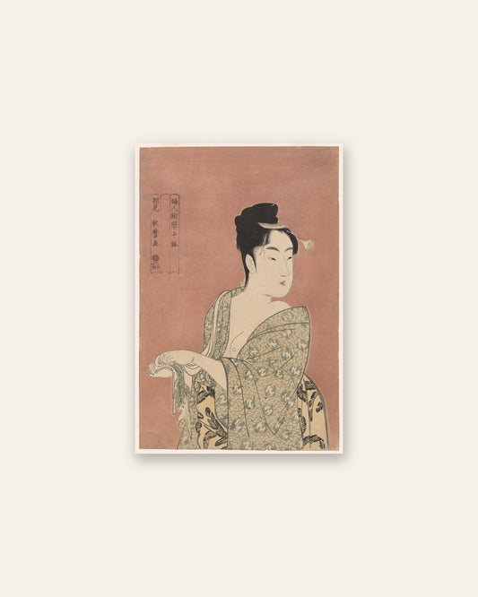 Kitagawa Utamaro - The Flirtatious Type, from Ten Types in the Physiognomy of Women