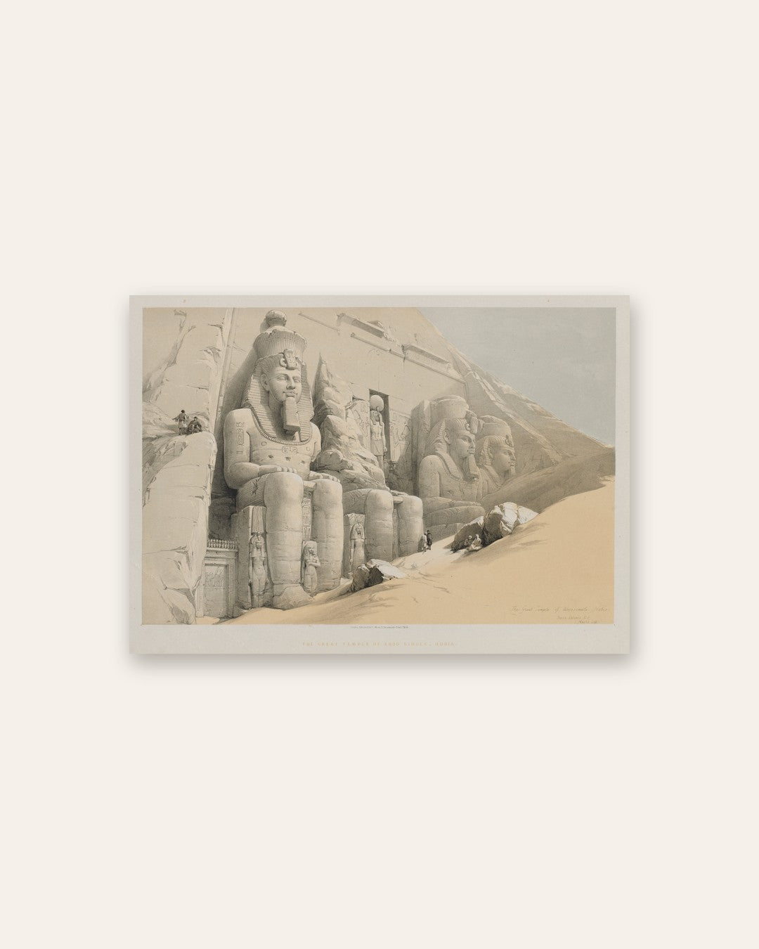 Louis Haghe - Egypt and Nubia, Volume I: The Great Temple of Aboo-Simble, Nubia