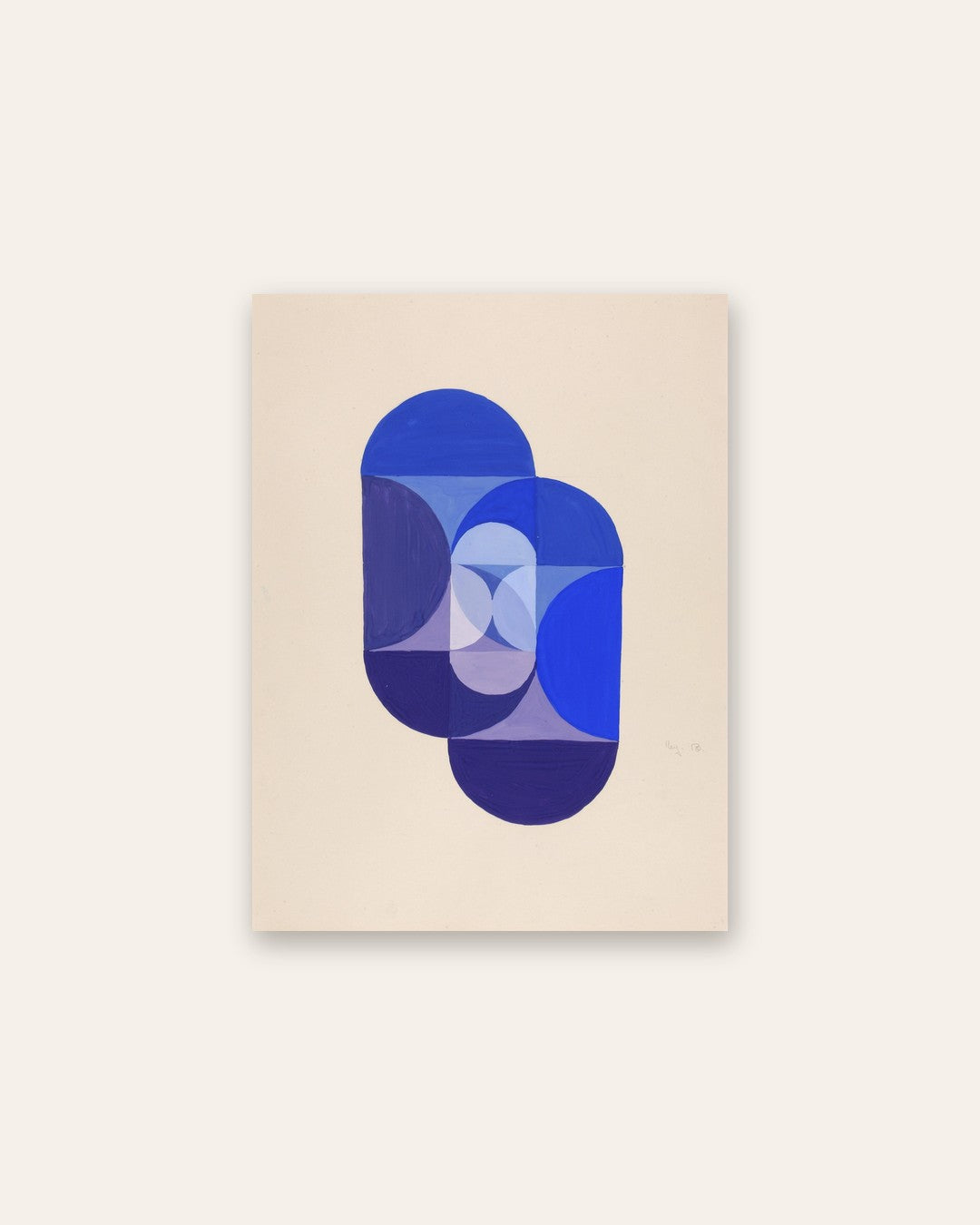 Joseph Schillinger - Key Blue (from series, the Mathematical Basis of the Arts)
