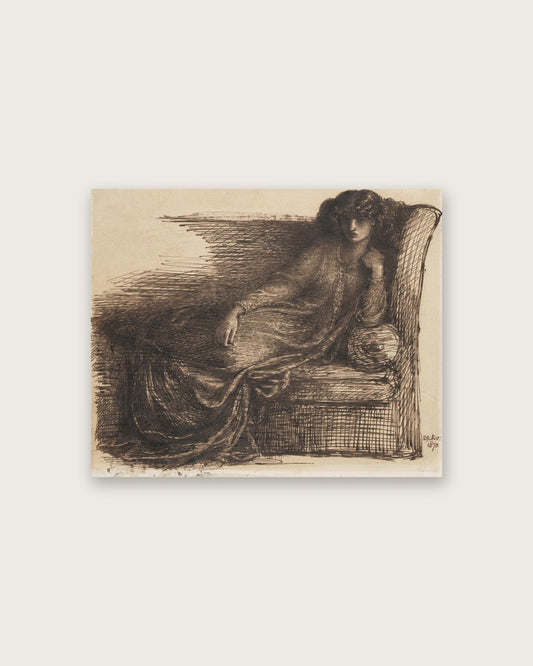 Dante Gabriel Rossetti - Reclining Lady