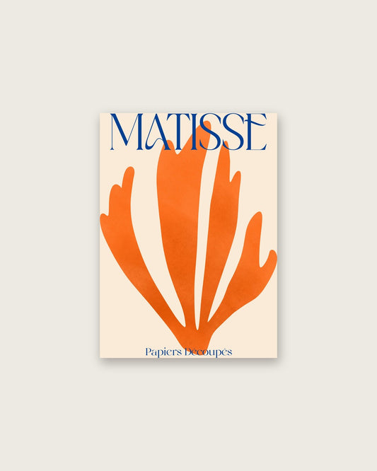 Henri Matisse - Orange Coral Cut-out