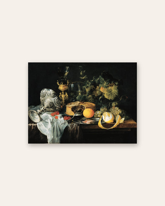 Jan Davidsz de Heem - Still Life with Lemon and Silver