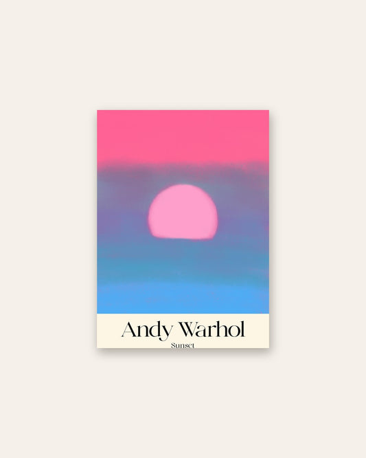 Andy Warhol - Sunset Blue