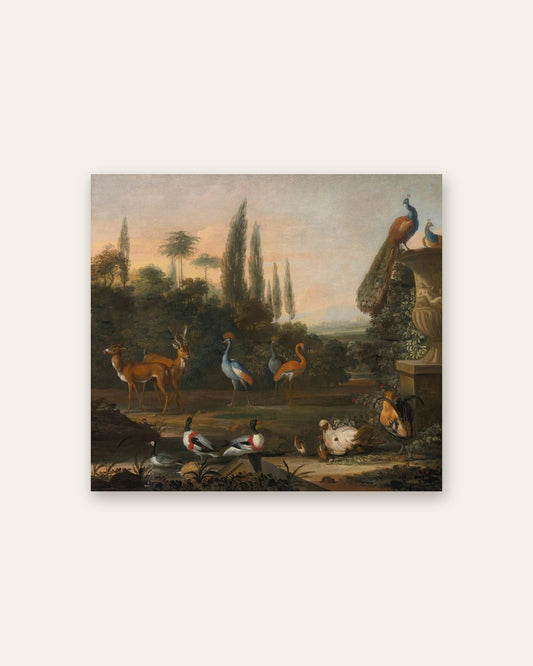 Abraham Jansz. Begeyn - Peacock Park with Antelopes
