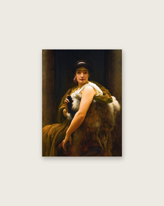 Frederic Leighton - Lady with a Fur Stole
