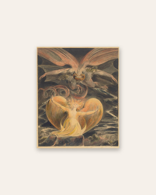 William Blake - The Great Red Dragon and the Woman Clothed in Sun