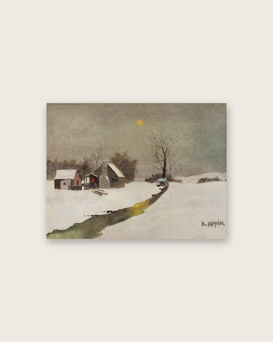 Horace Pippin - Snowy Farmhouse