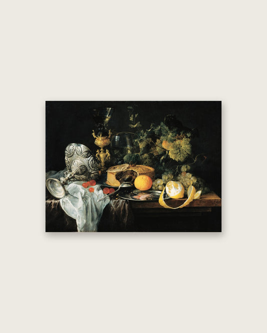 Jan Davidsz de Heem - Still Life with Lemon and Silver
