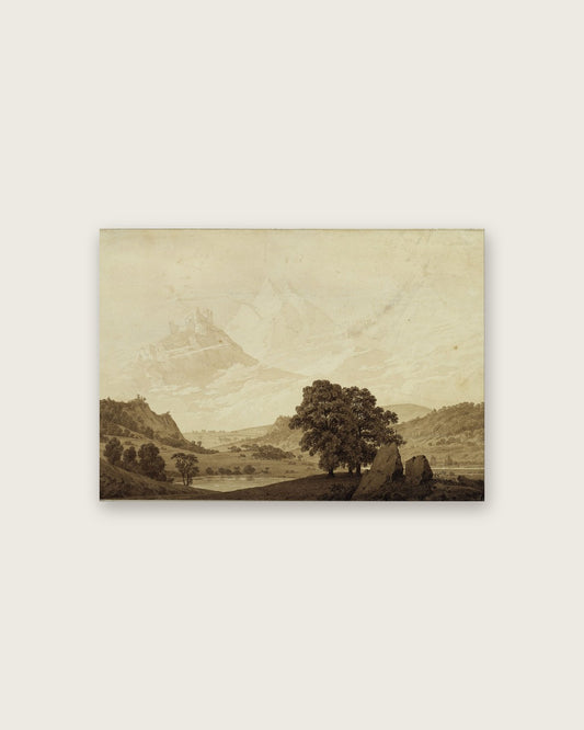 Caspar David Friedrich - Sepia Valley