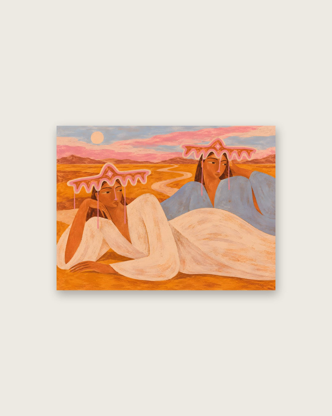 Larissa Warren - Reclining Figures in a Desert Landscape