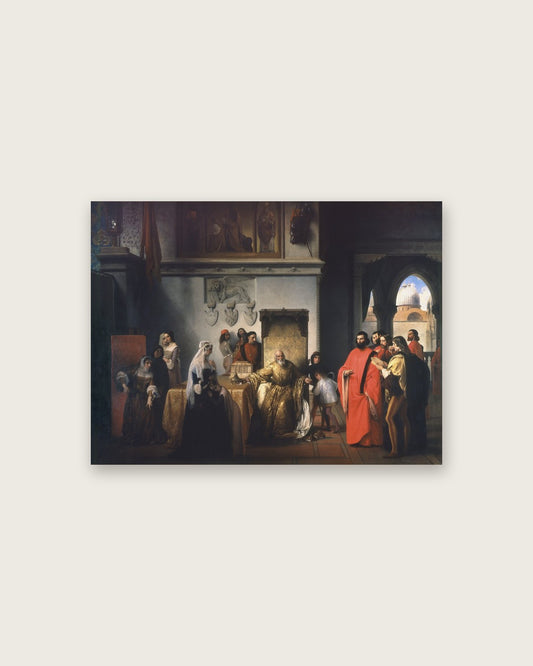 Francesco Hayez - Audience at the Palace