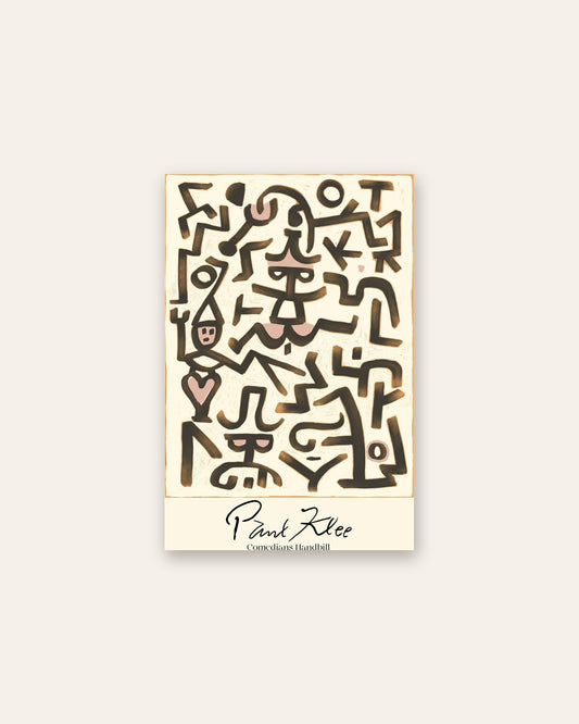 Paul Klee - Comedians' Handbill