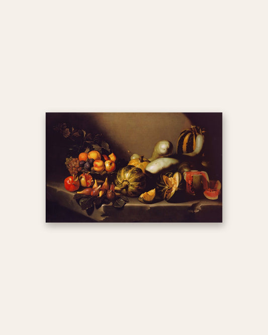 Caravaggio - Still Life with Fruit and Gourds