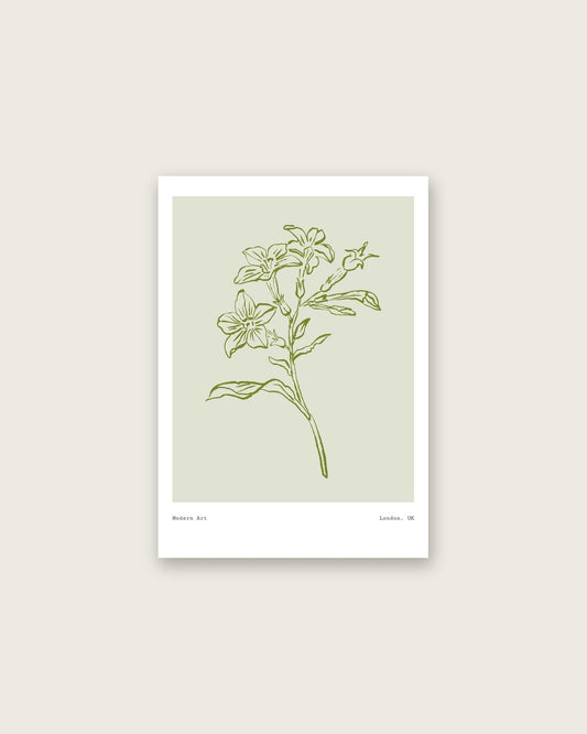 SENT Studio - Blooming Flowers Poster No. 58