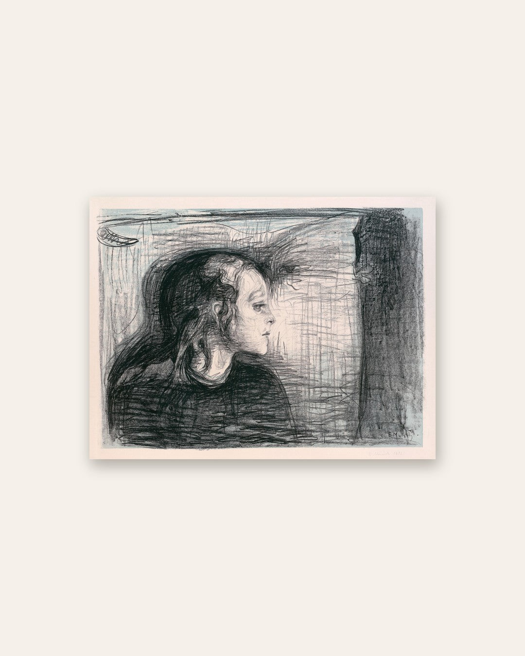 Edvard Munch - Girl in Profile