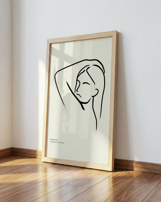 SENT Studio - Bohemian Poster No. 70 - framed print in a styled room