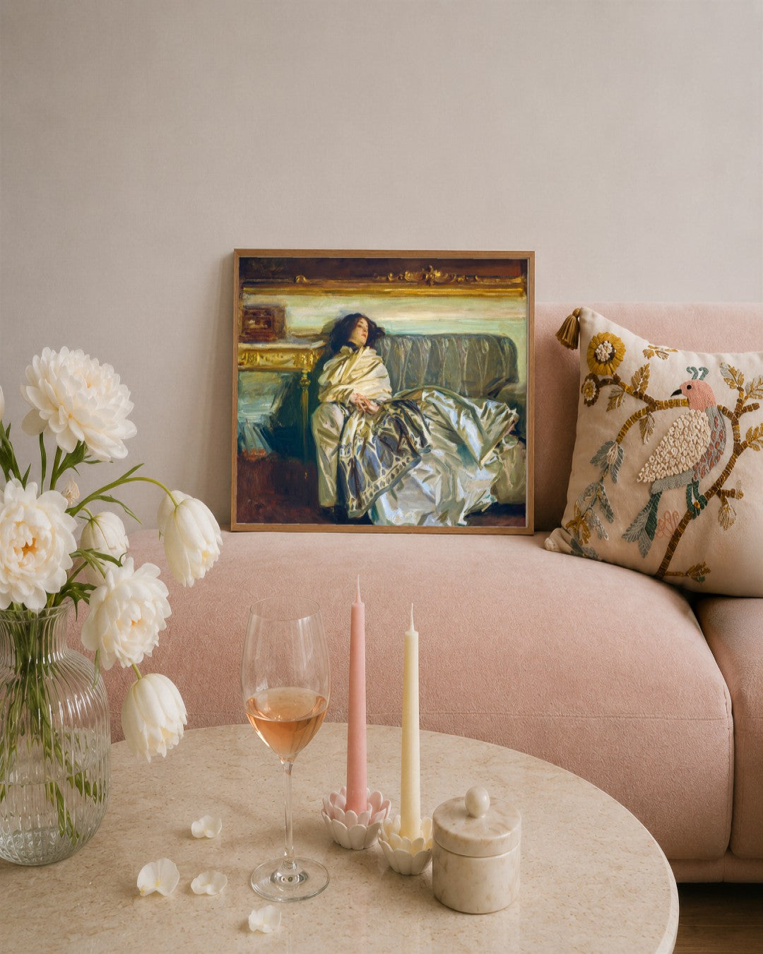 Renaissance Masters - Renaissance Masterpiece No. 366 - framed print in a styled room