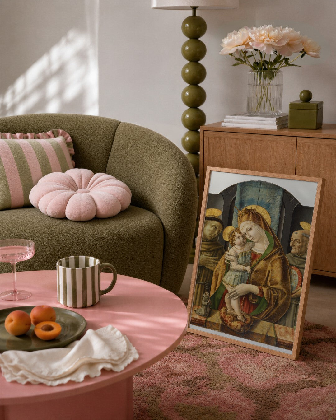 Renaissance Masters - Renaissance Masterpiece No. 58 - framed print in a styled room