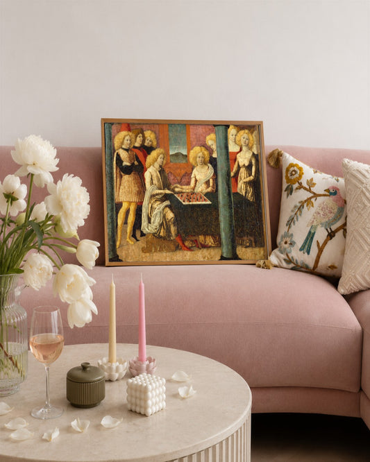 Renaissance Masters - Renaissance Masterpiece No. 135 - framed print in a styled room