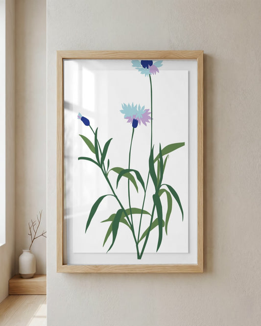 SENT Studio - Botanical Poster No. 31 - framed print in a styled room