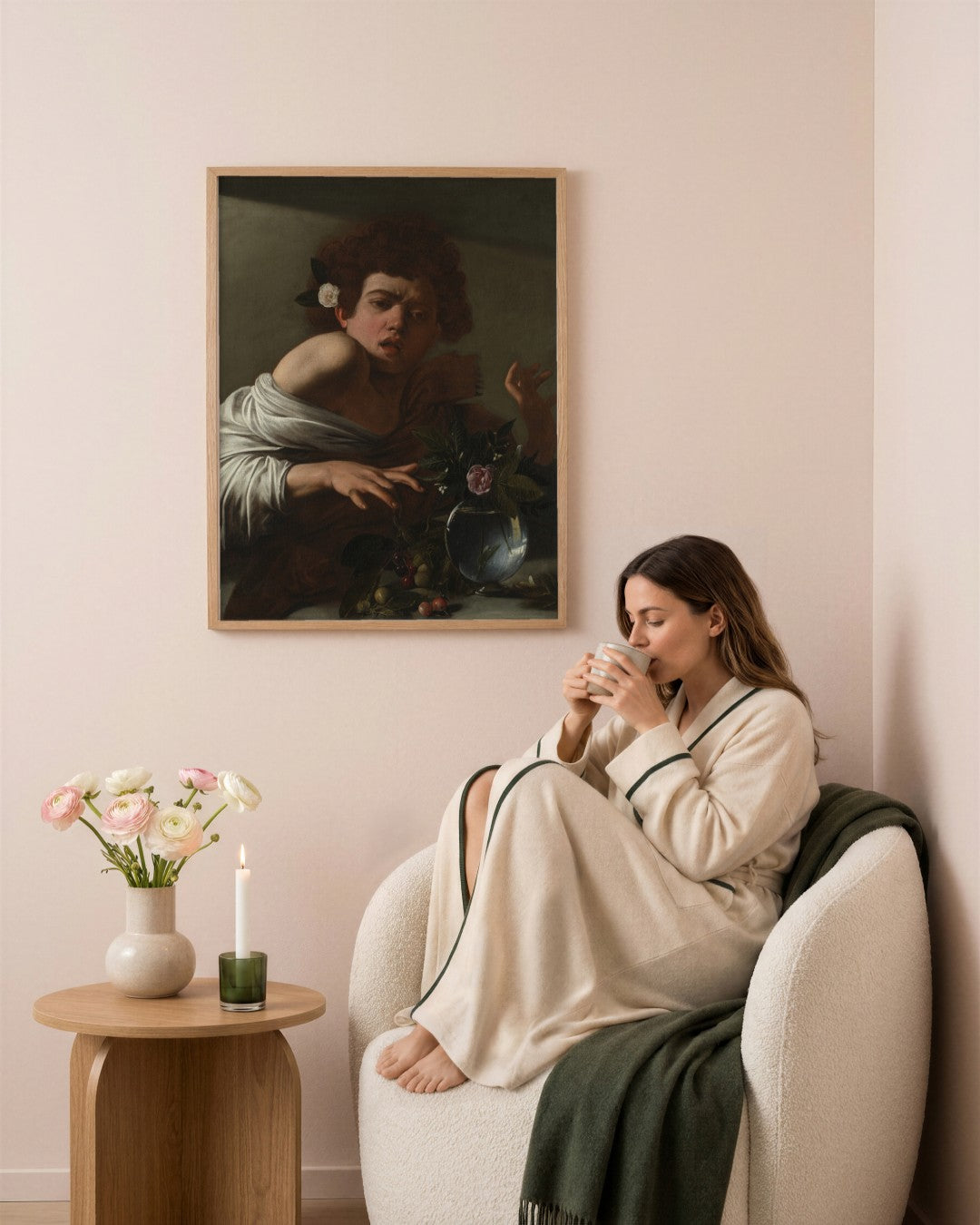 Renaissance Masters - Renaissance Masterpiece No. 243 - framed print in a styled room