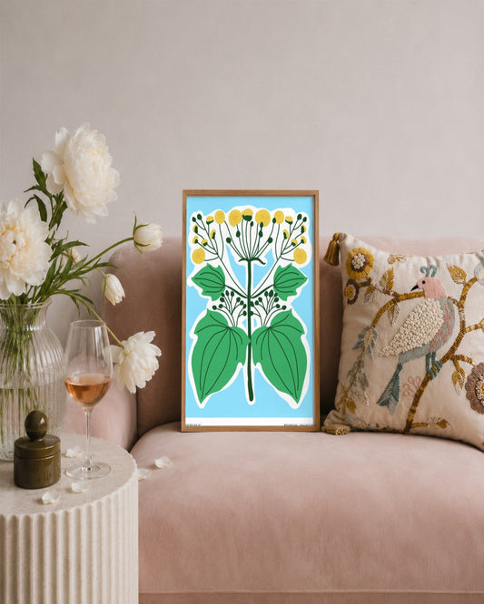 SENT Studio - Aesthetic Poster No. 7 - framed print in a styled room