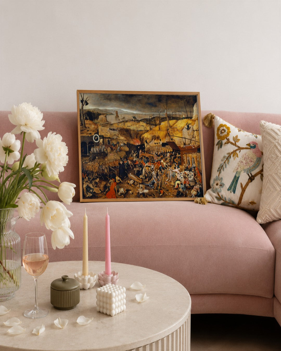 Renaissance Masters - Renaissance Masterpiece No. 415 - framed print in a styled room