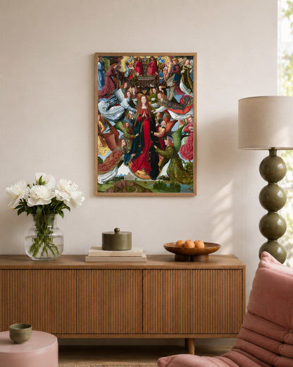 Renaissance Masters - Renaissance Masterpiece No. 88 - framed print in a styled room