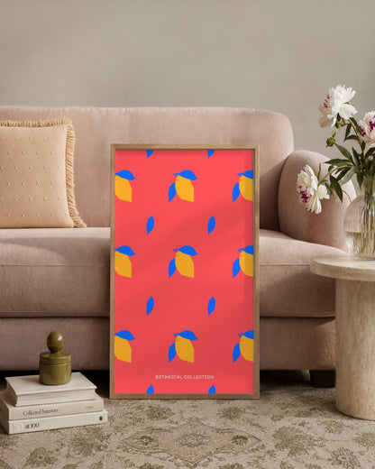 SENT Studio - Abstract Poster No. 49 - framed print in a styled room