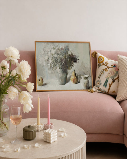 SENT Studio - Still Life No. 3 - framed print in a styled room