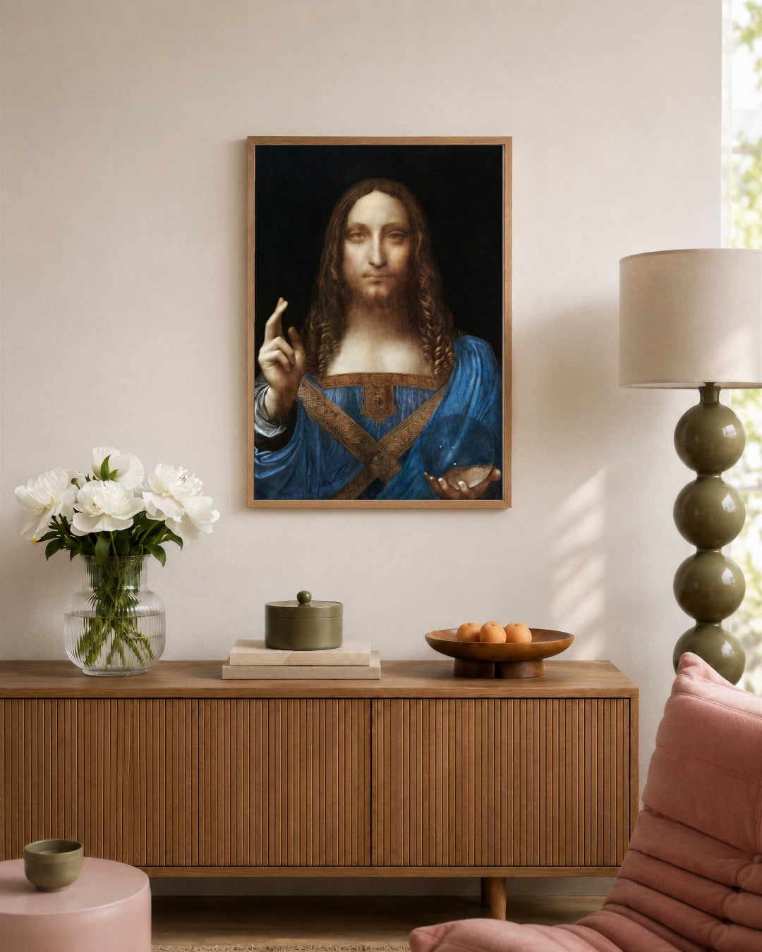 Renaissance Masters - Renaissance Masterpiece No. 337 - framed print in a styled room