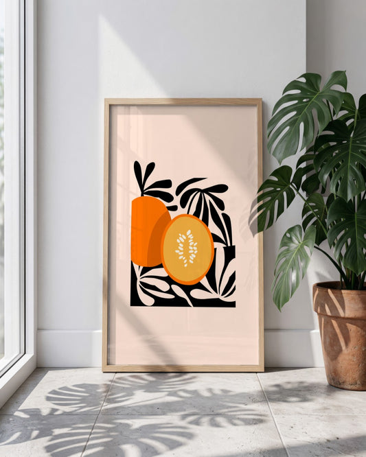 SENT Studio - Artistic Poster No. 11 - framed print in a styled room